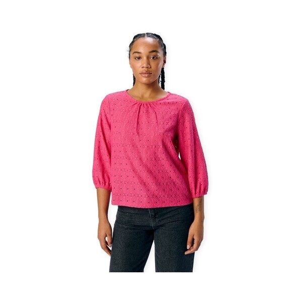  Object  Bluzki Object  Noos Top Laila 3/4 - Raspberry Sorbet  