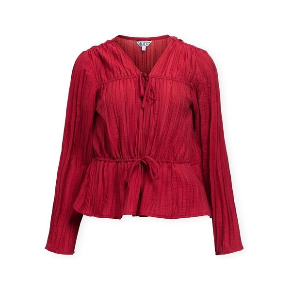  Object  Bluzki Object  Top Brea Re - Karanda Red  