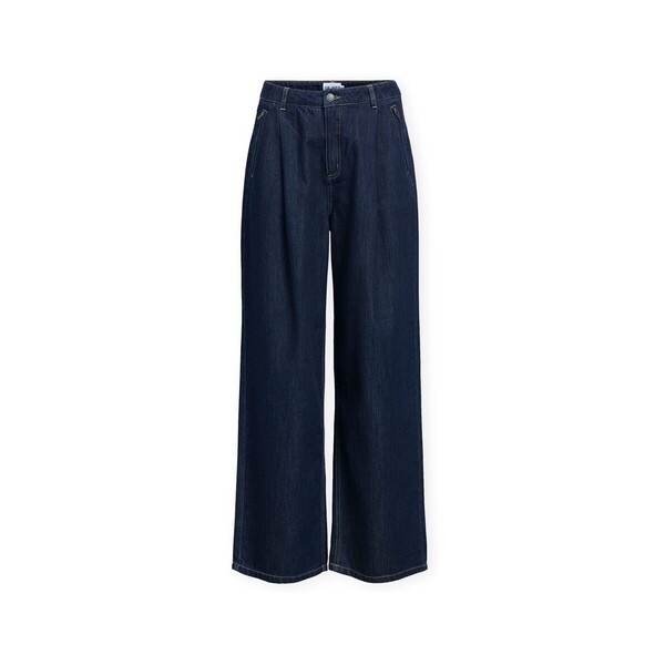  Object  Jeans Flare / Rozszerzane Object  Carly Mw Lo Jeans - Dark Blue Denim  