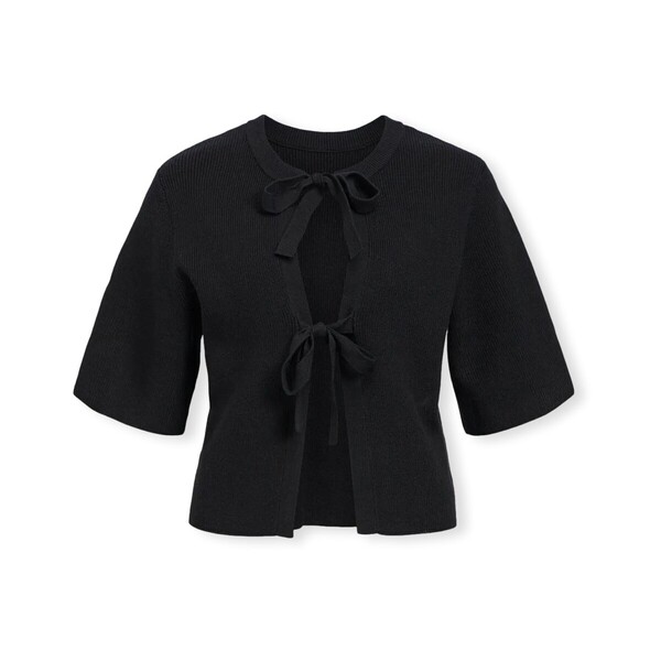  Object  Płaszcze Object  Noos Julla Parvi 2/4 Cardigan - Black  