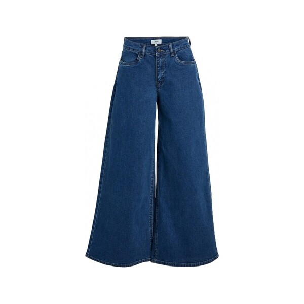  Object  Spodnie Object  Jeans Moji Wide - Medium Blue Denim  