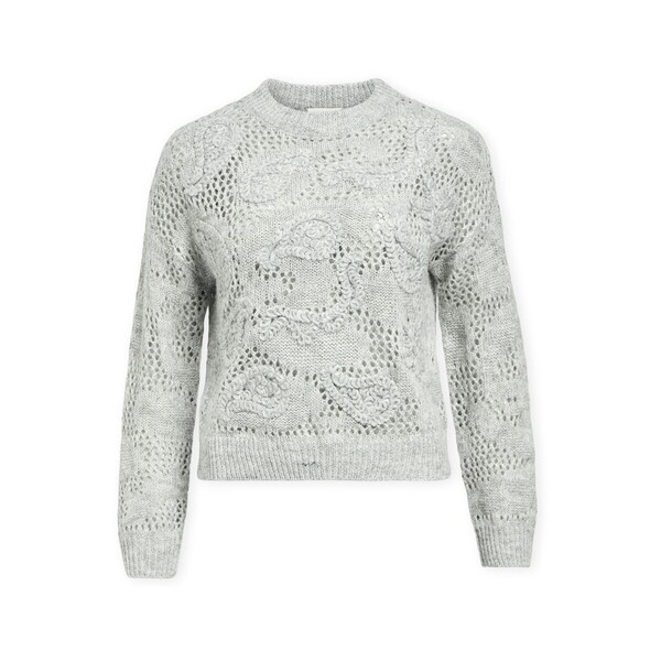  Object  Swetry Object  Luca Knit - Medium Grey Melange  