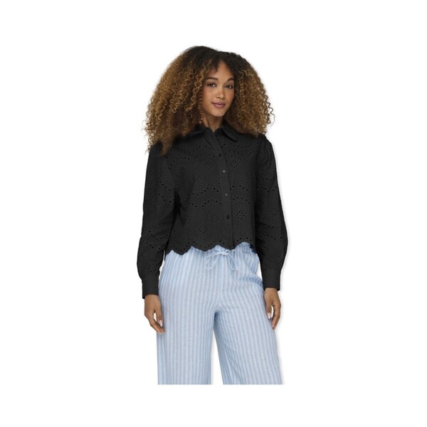  Only  Bluzki Only  Noos Valais Shirt - Black  