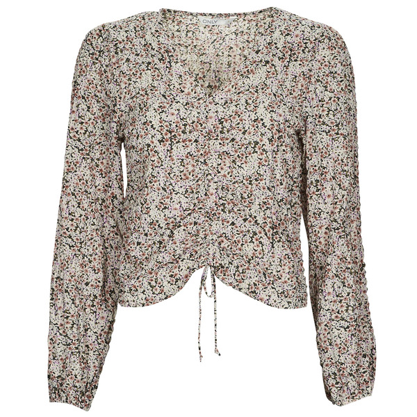  Only  Bluzki Only  Onlheidi L/s Ruching Top  