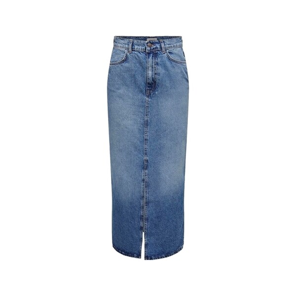  Only  Długie Spódnice  Only  Noos Cilla Long Skirt - Medium Blue Denim  