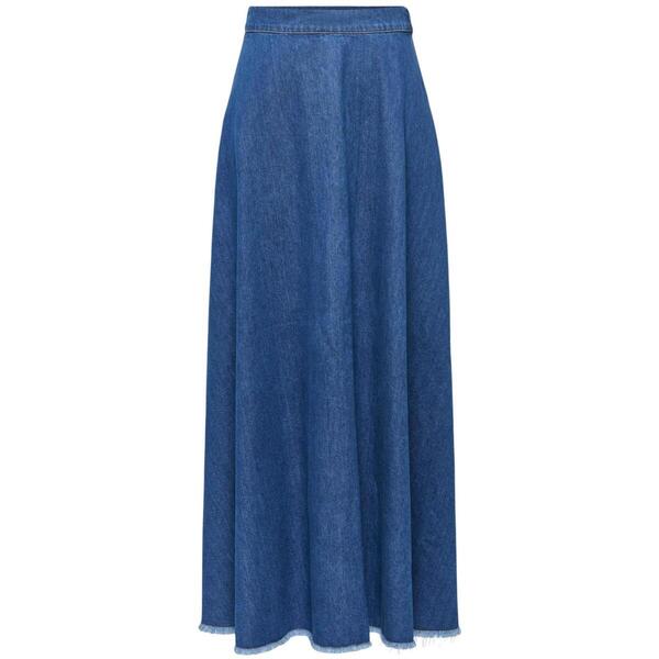  Only  Długie Spódnice  Only  Onlmone Flowy Maxi Dnm Skirt Gua Sud 15366210  
