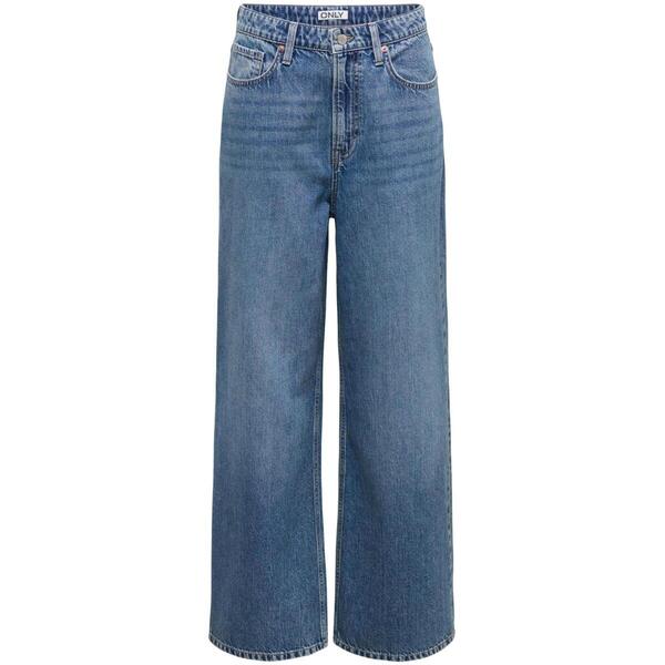  Only  Jeans Flare / Rozszerzane Only  Onlsilky Soft Hw Wide Dnm Pim233 Noos 15369052  