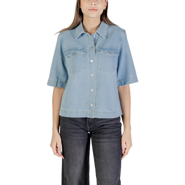 Only  Kurtki Lekkie Only  Onlbelle S/s Shirt Dnm Gua Noos 15347084  