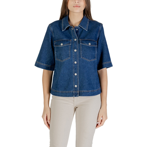  Only  Kurtki Lekkie Only  Onlbelle S/s Shirt Dnm Gua Noos 15347084  