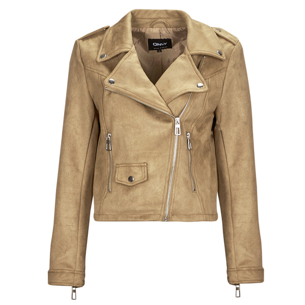  Only  Kurtki Skórzane Only  Onlscootie Faux Suede Biker Jacket Otw  