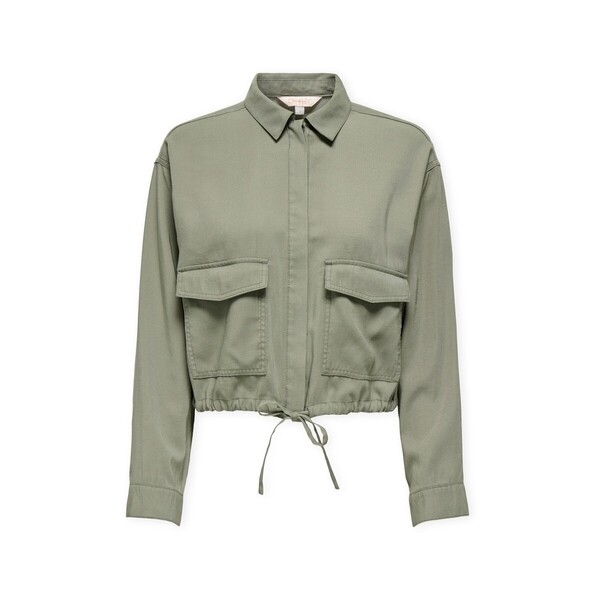  Only  Płaszcze Only  Aris Life Jacket - Smokey Olive  