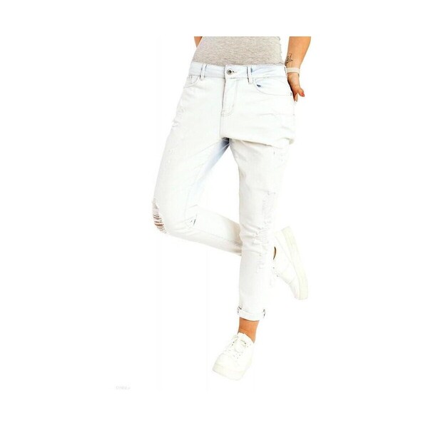  Only  Spodnie Only  Lima Boyfriend Jeans L32 - White  