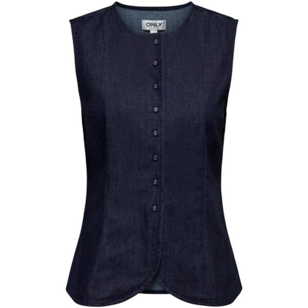  Only  Swetry Rozpinane / Kardigany Only  Onlashby Sl Dnm Waistcoat Qyt 15364571  