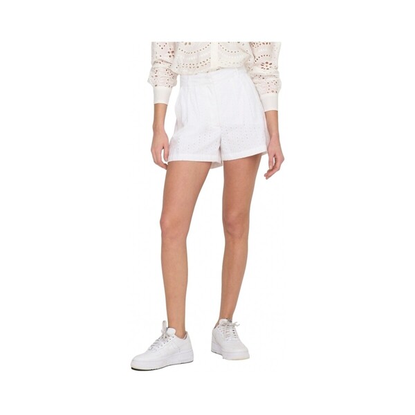  Only  Szorty I Bermudy Only  Shorts Juni - Cloud Dancer  