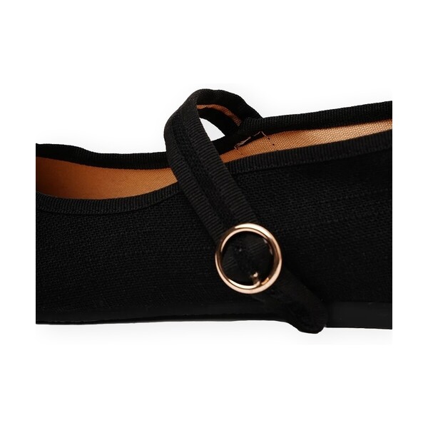  Paez  Baleriny Paez  Mary Jane W - Linen Black  