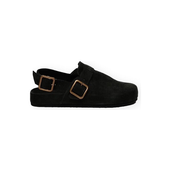  Paez  Płaskie Sandały  Paez  Clog Bio - Vegan Suede Forest  