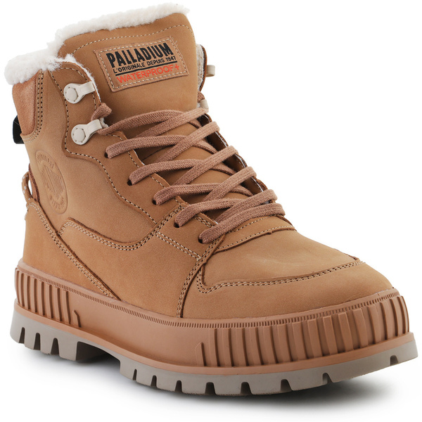  Palladium  Buty Palladium  Pallashock Warm Wp 74351-252-m Dear Brown  