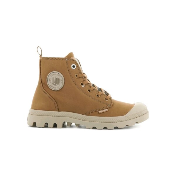  Palladium  Kozaki I Kalosze Palladium  Pampa Hi Zip Wool - Dear Brown  
