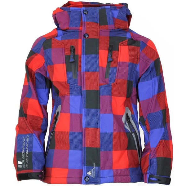  Peak Mountain  Kurtki Krótkie Dziecko Peak Mountain  Blouson Softshell Garçon Ecina  