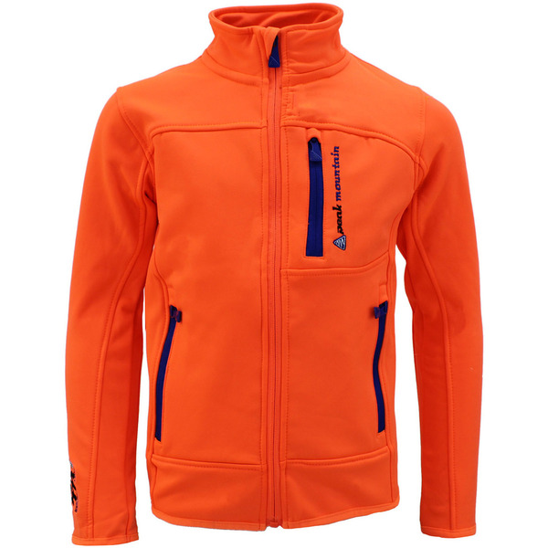  Peak Mountain  Polary Dziecko Peak Mountain  Blouson Polarshell Garçon Ecanton  