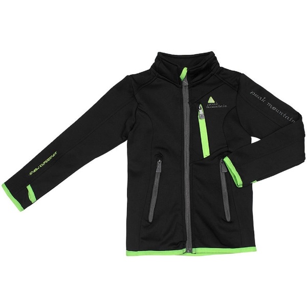  Peak Mountain  Polary Dziecko Peak Mountain  Blouson Polarshell Garçon Eclimate  