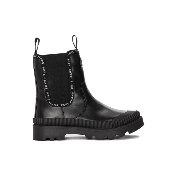  Pepe Jeans  Botki Pepe Jeans  Gum Chelsea Black  