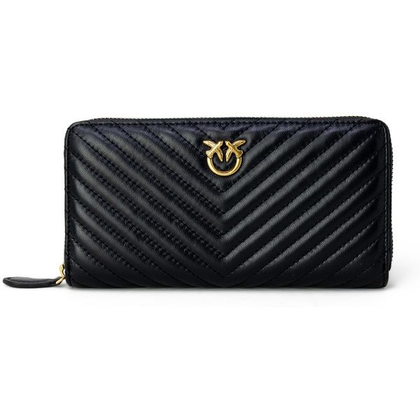  Pinko  Portfele Pinko  Ryder Zip Around Sheep Nappa Chevron 100250 A0gk  