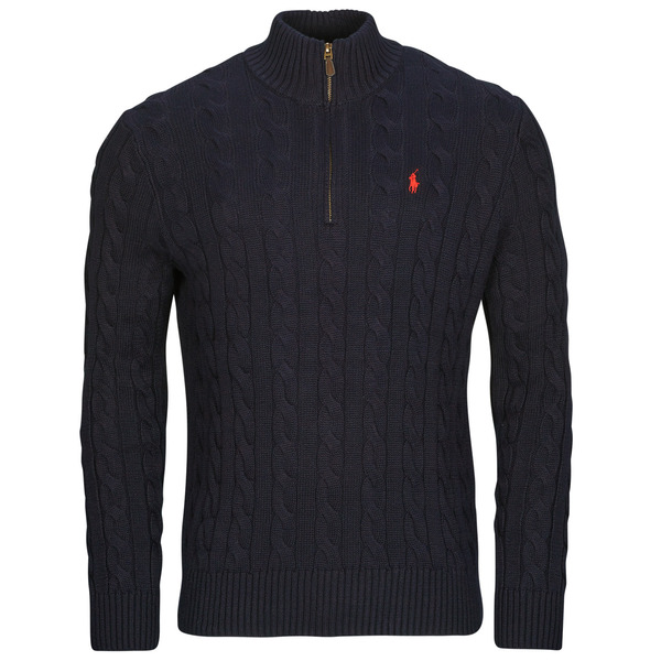  Polo Ralph Lauren  Swetry Polo Ralph Lauren  Pull Demi Zip En Maille Torsadee  