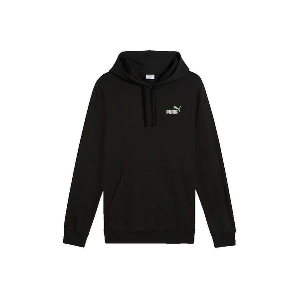  Puma  Bluzy Z Kapturem Puma  Sweat à Capuche  Ess 2 Color Small No. 1 Noir  