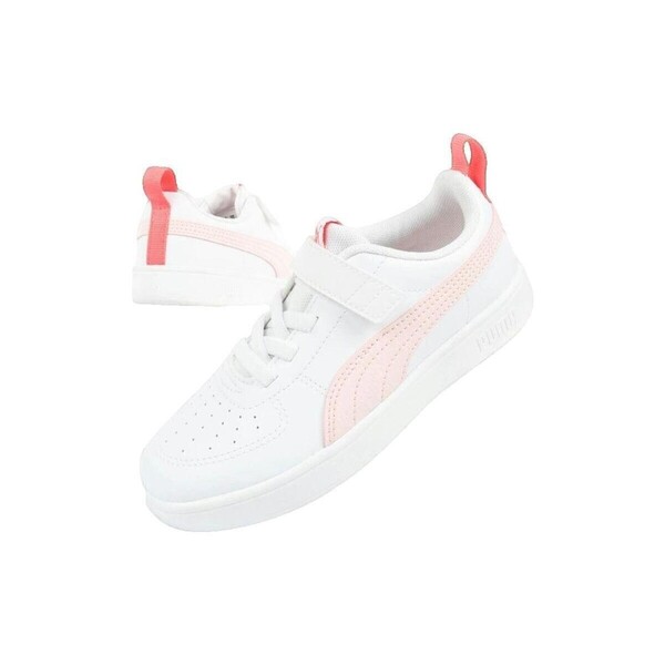 Puma  Buty Dziecko Puma  Baskets  Rickie Ac Jr Blanc  