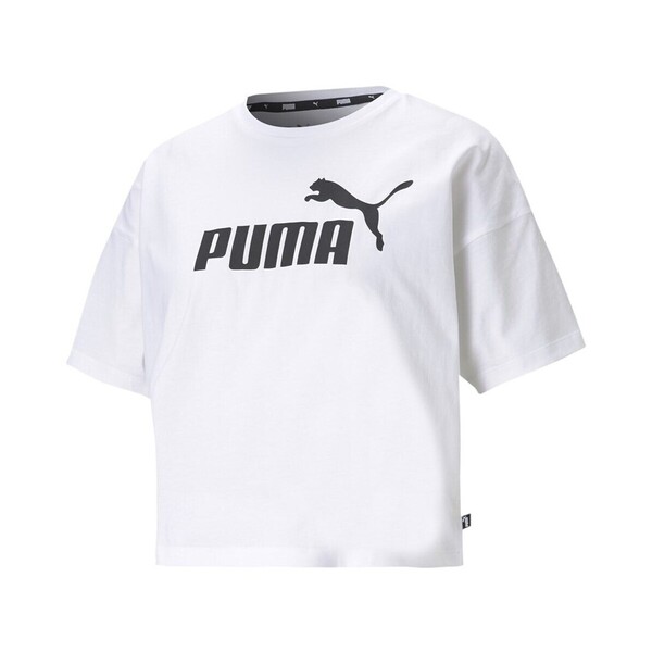  Puma  T-shirty Z Krótkim Rękawem Puma  Ess Cropped Logo  