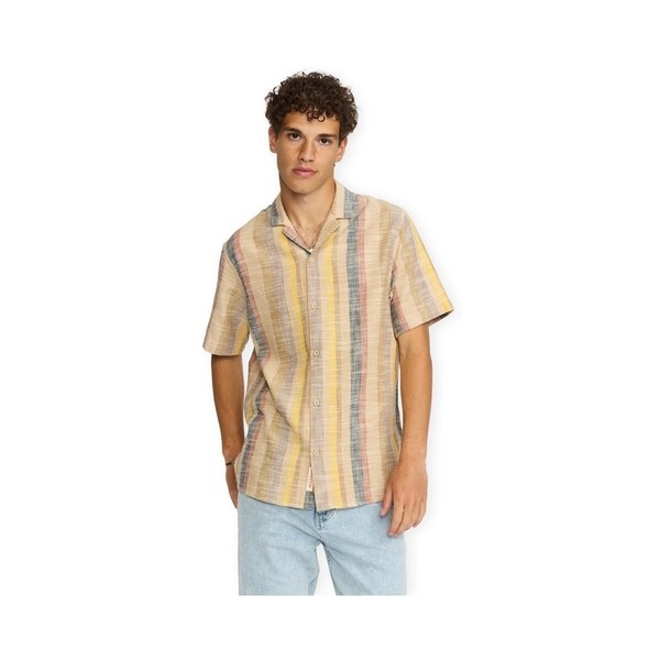  Revolution  Koszule Z Krótkim Rękawem Revolution  Cuban Shirt 3918 - Multi  