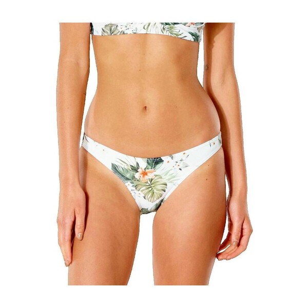  Rip Curl  Bikini: Góry Lub Doły Osobno Rip Curl  Bas De Bikini Rip Curl On The Coast Blanc  