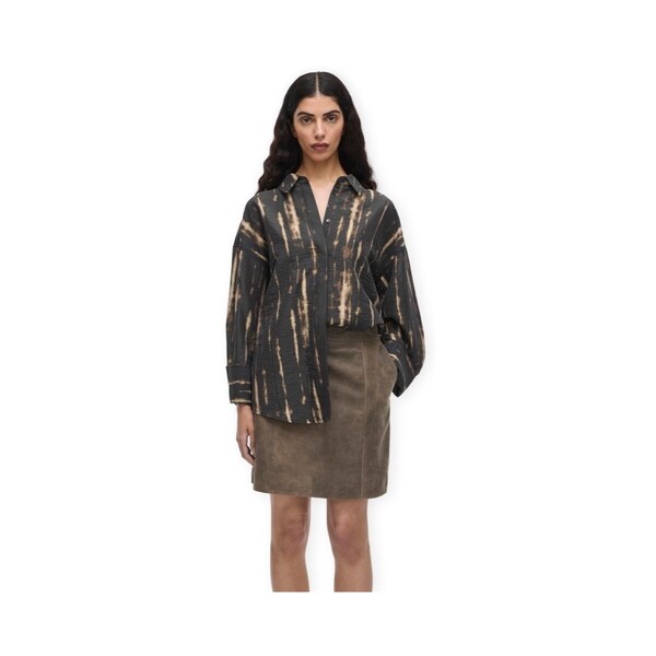  Rouge Edit  Bluzki Rouge Edit  Alinine Print Shirt - Meteorite  