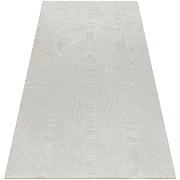  Rugsx  Dywany Rugsx  Dywan Balance 9086 Krem - Geometryczny, Struktural 80x150 Cm  
