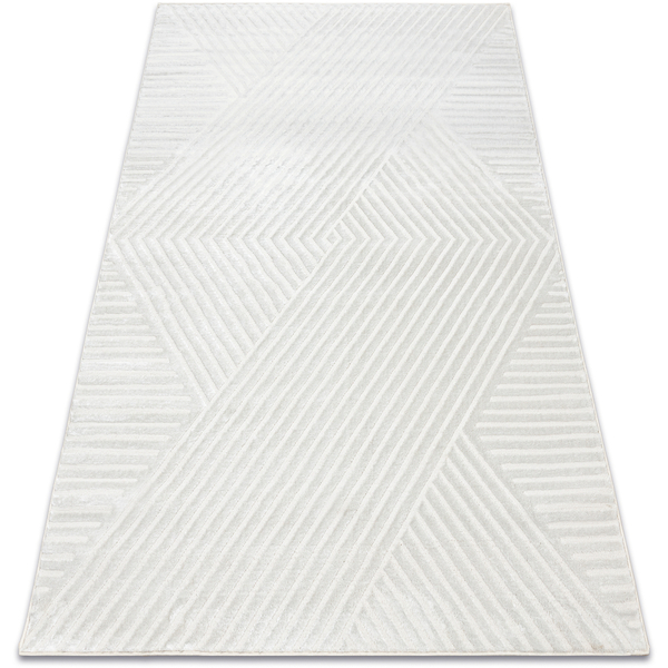  Rugsx  Dywany Rugsx  Dywan Balance 1503 Krem - Geometryczny, Struktural 180x270 Cm  