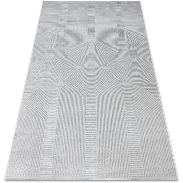  Rugsx  Dywany Rugsx  Dywan Balance 9086 Szary - Geometryczny, Struktura 180x270 Cm  