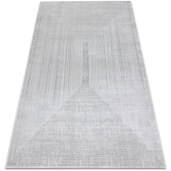 Rugsx  Dywany Rugsx  Dywan Balance 8788 Szary - Geometryczny, Struktura 80x150 Cm  