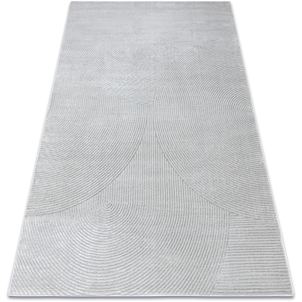  Rugsx  Dywany Rugsx  Dywan Balance 0194 Szary - Geometryczny, Struktura 80x150 Cm  