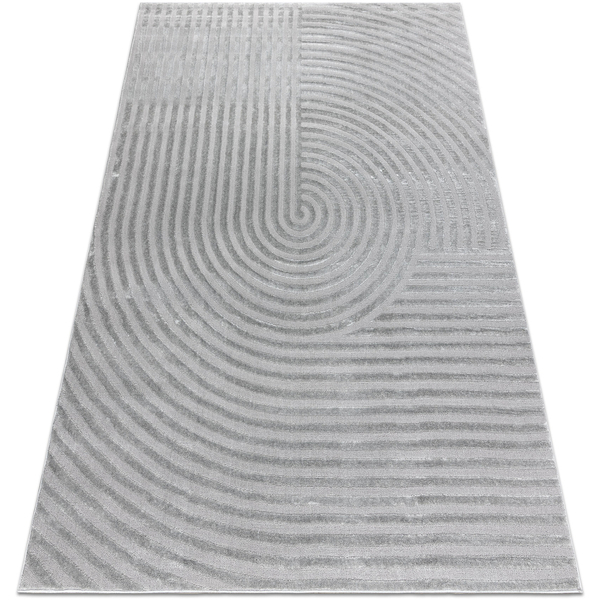  Rugsx  Dywany Rugsx  Dywan Balance 1921 Szary - Geometryczny, Struktura 120x170 Cm  