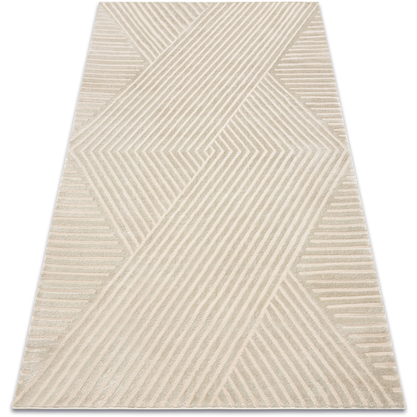 Rugsx  Dywany Rugsx  Dywan Balance 1503 Taupe - Geometryczny, Struktura 80x150 Cm  