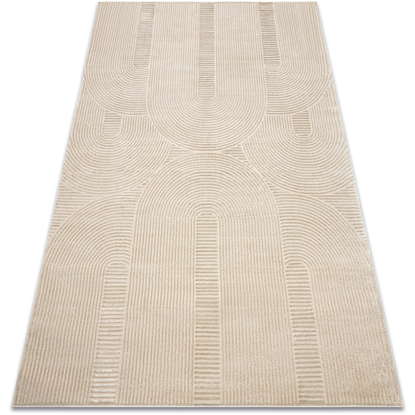  Rugsx  Dywany Rugsx  Dywan Balance 9086 Taupe - Geometryczny, Struktura 180x270 Cm  