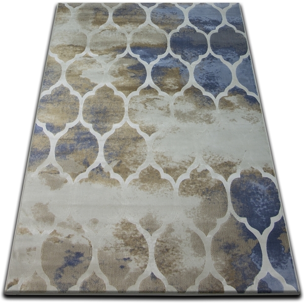  Rugsx  Dywany Rugsx  Dywan Drop Jasmine 761 D.beigeblue 160x220 Cm  