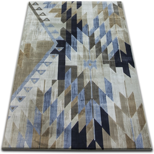  Rugsx  Dywany Rugsx  Dywan Drop Jasmine 758 L.blue/smoke 160x220 Cm  