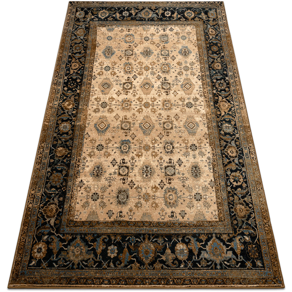  Rugsx  Dywany Rugsx  Dywan Wełniany Omega Avila Ornament, Ramka Koniak 200x300 Cm  