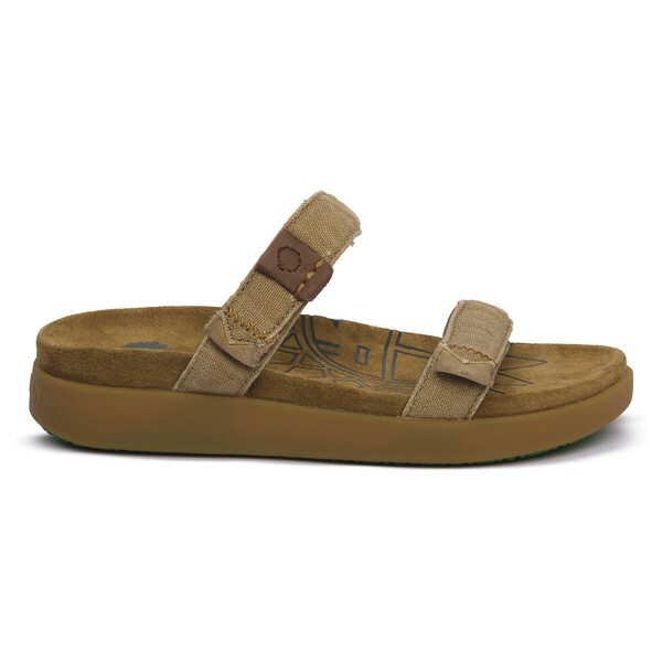  Satorisan  Klapki Satorisan  Sunkachina Kae Linen Khaki  