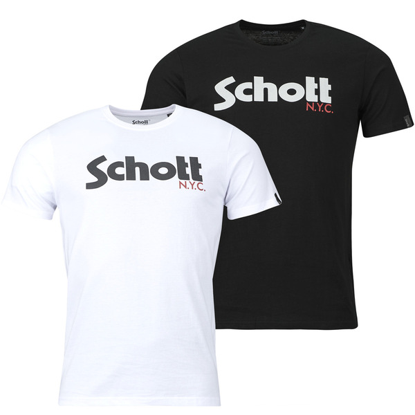  Schott  T-shirty Z Krótkim Rękawem Schott  Ts Pk  Logo  