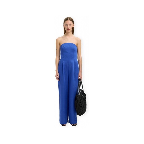  Selected  Kombinezony Selected  W Sima Bustier Jumpsuit - Dazzling Blue  