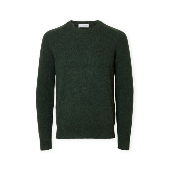  Selected  Swetry Selected  Noos Rai Knit - Deep Forest  