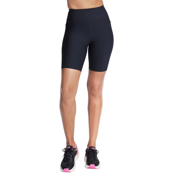  Skechers  Spodnie 7/8 I 3 / 4 Skechers  Go Flex Rib High Waisted 8 Inch Bike Short  